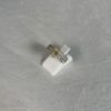 bague or deux tons et diamant champagne ovale
