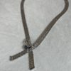 collier rubans or blanc et saphirs