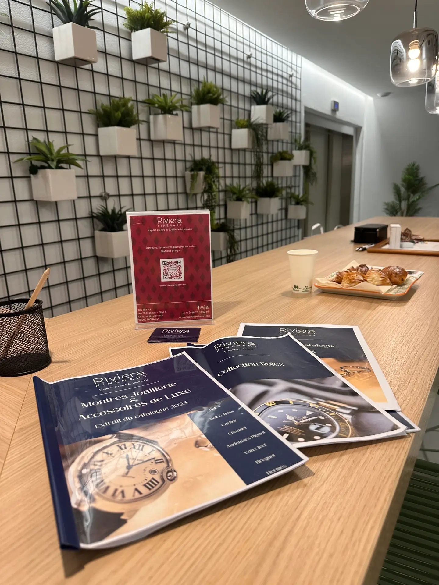 Atelier sur la côte des montres de collection